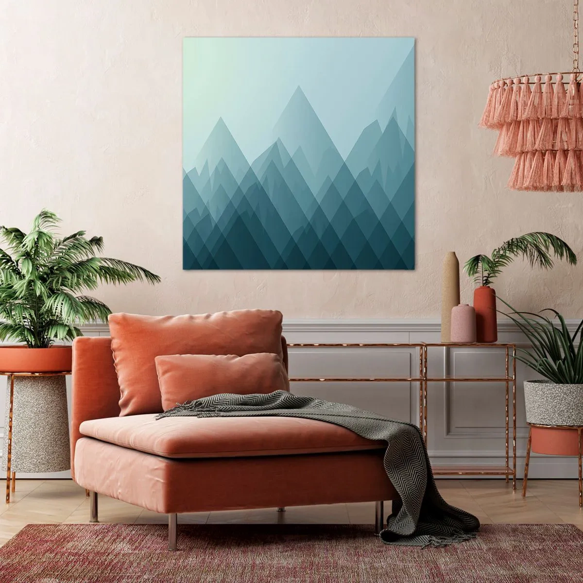 Bild auf Leinwand - Leinwandbild - Groß größer am größten - 70x70 cm