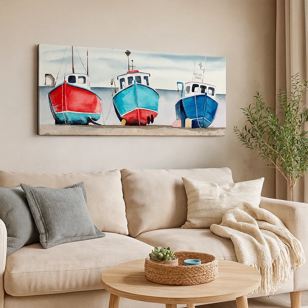 Bild auf Leinwand - Leinwandbild - Bereit zum Fang - 30x30 cm