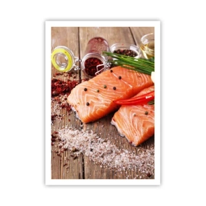 Poster - Norwegisches Abenteuer in der Küche - 70x100 cm