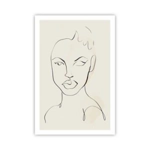 Poster - Umriss der Sinnlichkeit - 61x91 cm