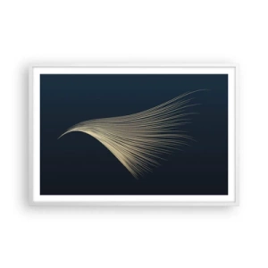 Poster in einem weißen Rahmen - Wie das Haar eines Engels - 91x61 cm