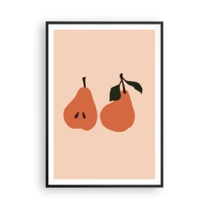 Poster in einem schwarzem Rahmen - Pure Süße - 70x100 cm