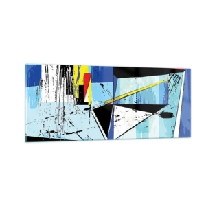 Glasbild - Bild auf glas - Betrachten Sie die Welt aus einem Blickwinkel ... - 100x40 cm