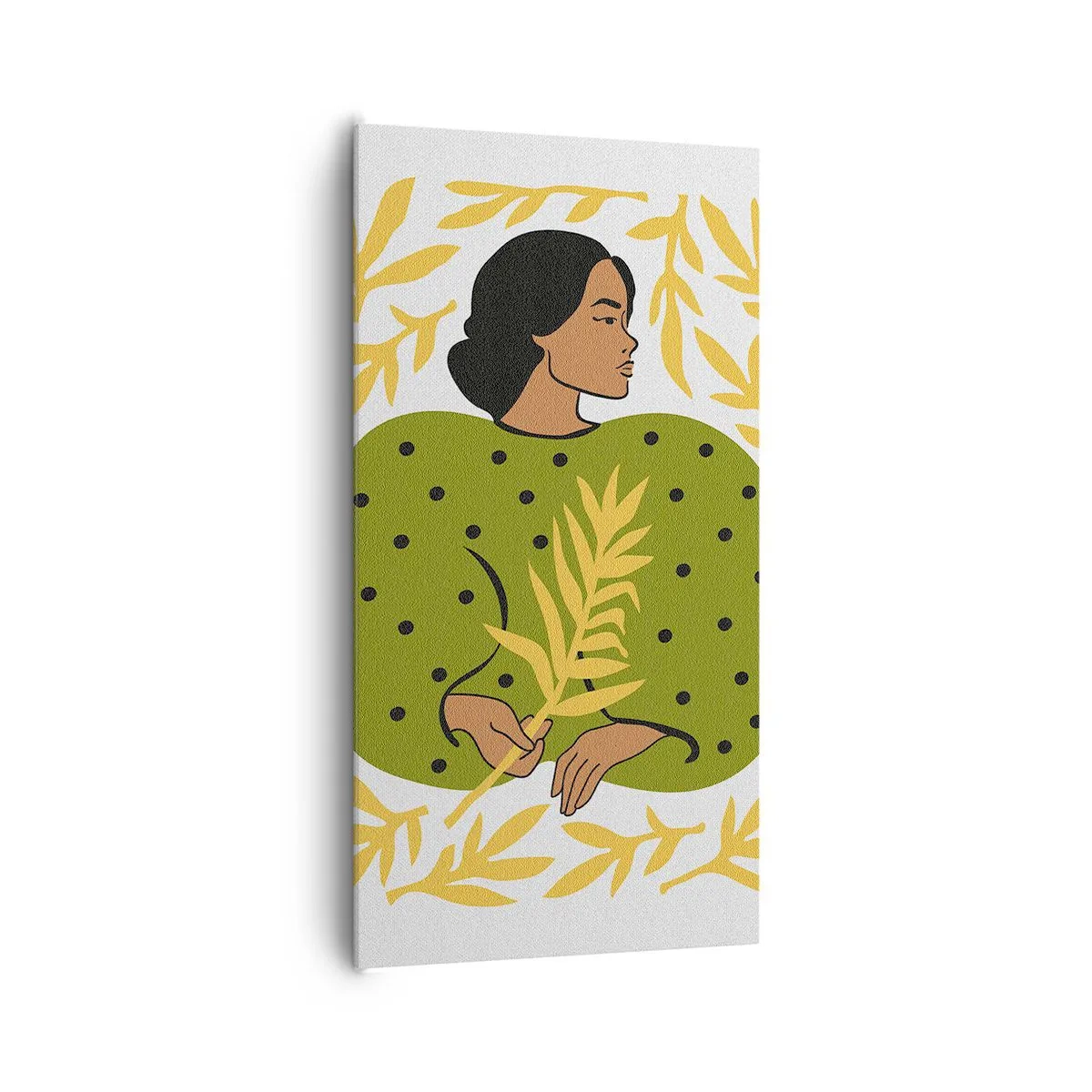 Bild auf Leinwand - Leinwandbild - Hawaiianisches Mädchen - 65x120 cm