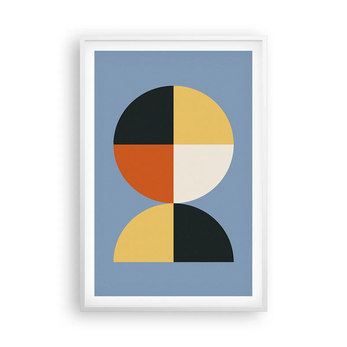 Poster in einem weißen Rahmen - Beobachte und zähle - 61x91 cm