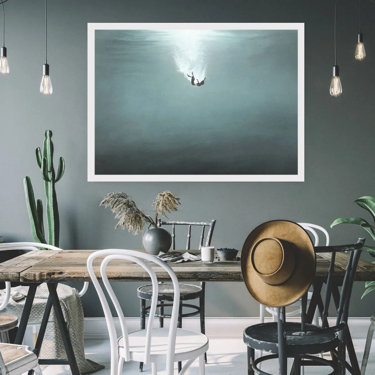 Poster - In den Armen des Ozeans - 40x30 cm