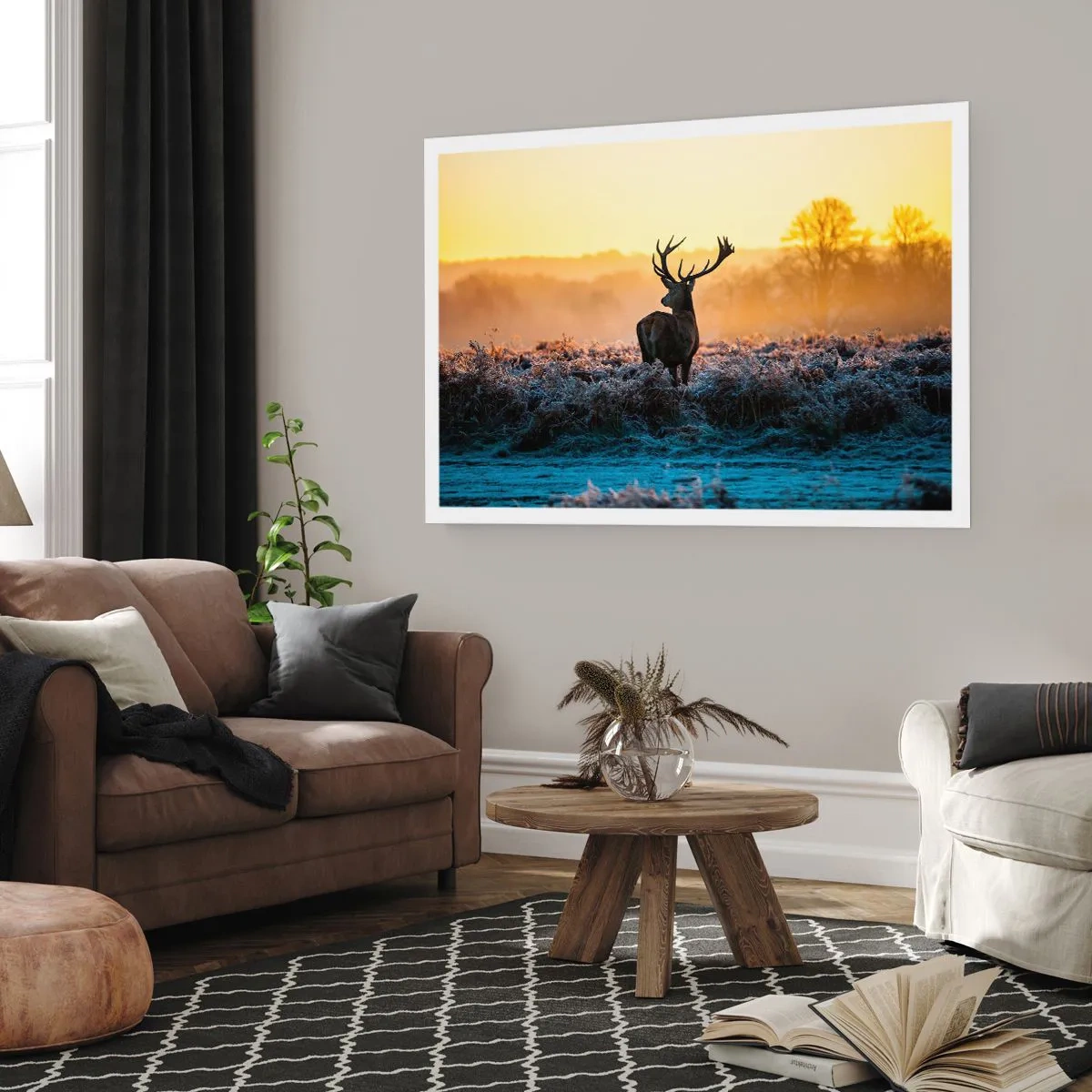 Poster - Gekrönt auf seinem Besitz - 70x50 cm