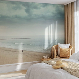 Selbstklebende Fototapete Deluxe Sticker - Auf der Suche nach Frieden - Meer, Strand, Gehen - 250x175 cm