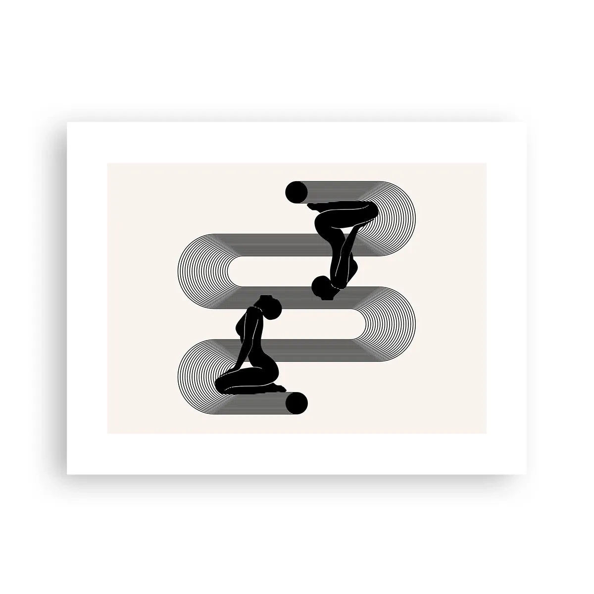 Poster - Sinnliche Symmetrie - 40x30 cm