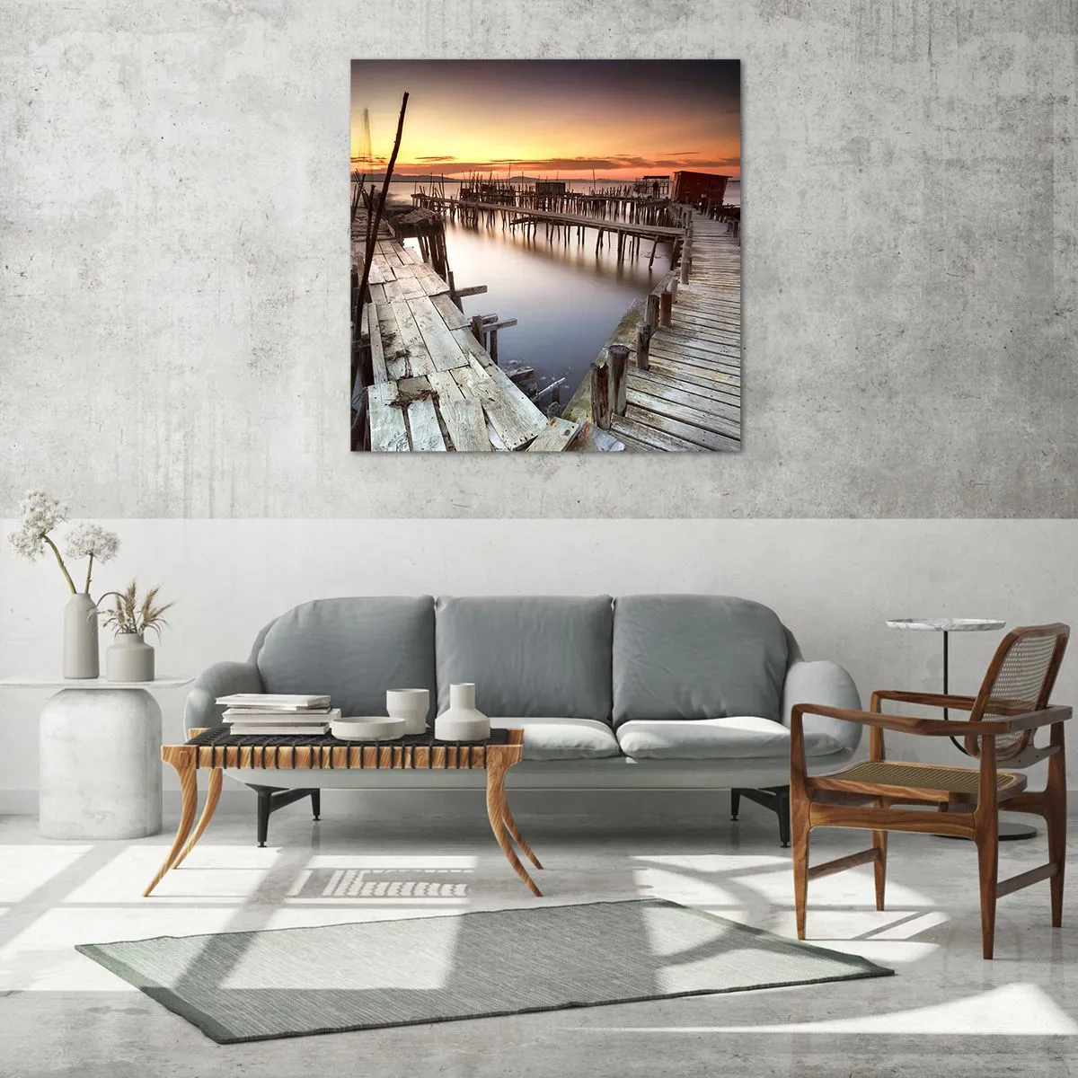 Glasbild - Bild auf glas - Authentisch, keine Touristenattrappe - 60x60 cm