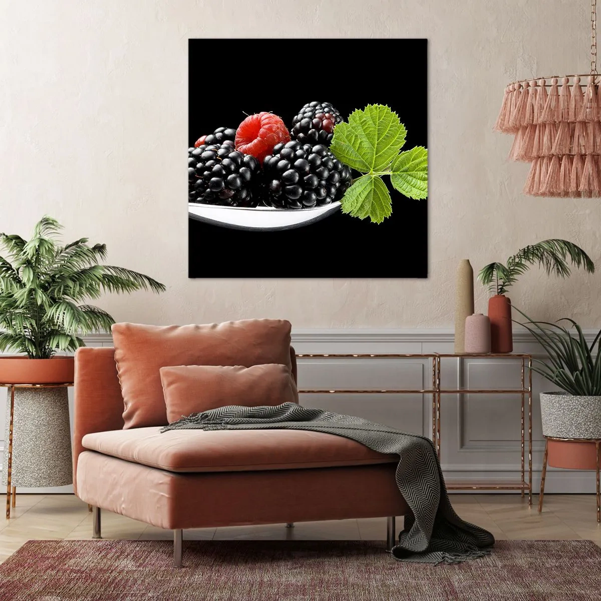 Bild auf Leinwand - Leinwandbild - Der Geschmack der Frische - 60x60 cm