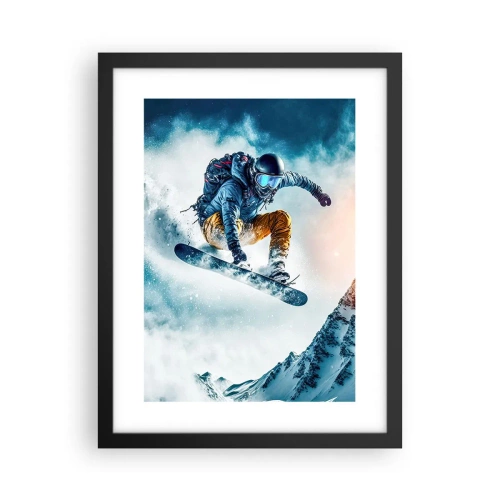 Poster in einem schwarzem Rahmen - Extreme Emotionen - 30x40 cm