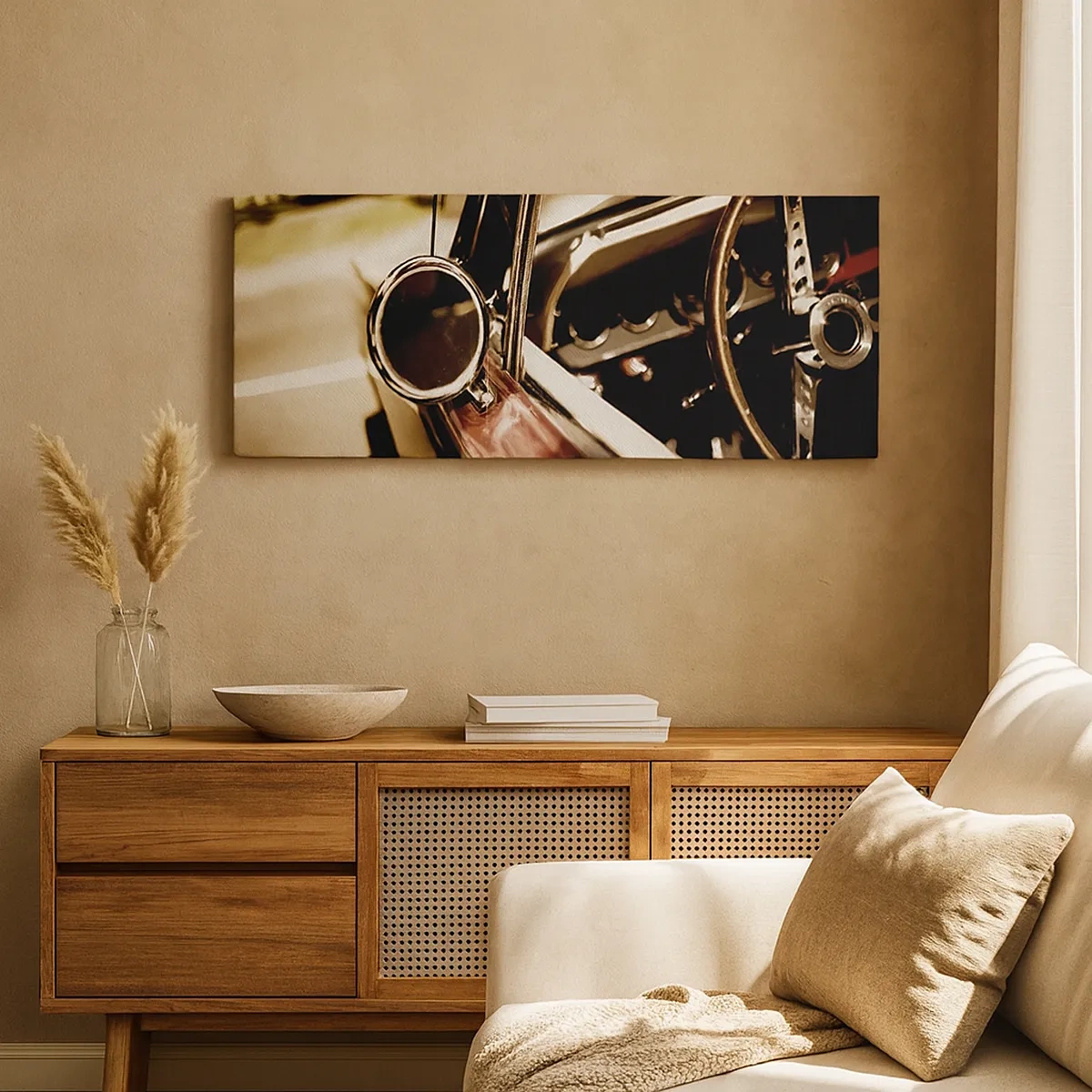 Bild auf Leinwand - Leinwandbild - Ein Auto mit Seele - 30x30 cm