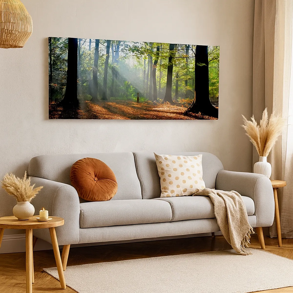 Bild auf Leinwand - Leinwandbild - Licht und Schatten - 30x30 cm