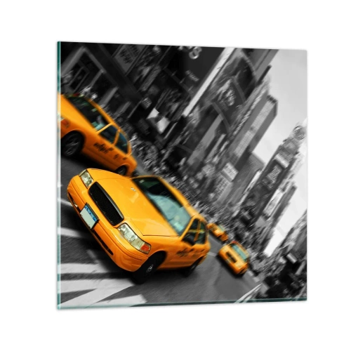 Glasbild - Bild auf glas - New Yorker Sonnentropfen - 50x50 cm