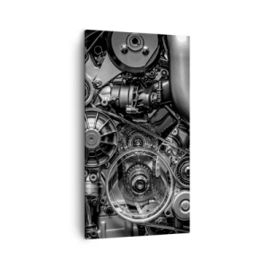 Bild auf Leinwand - Leinwandbild - Die Poesie der Mechanik - 45x80 cm
