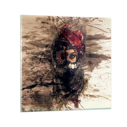 Glasbild - Bild auf glas - Gelinde gesagt besorgniserregend - 40x40 cm