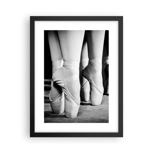 Poster in einem schwarzem Rahmen - Gemeinsam, leicht - 30x40 cm