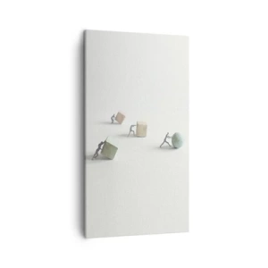 Bild auf Leinwand - Leinwandbild - Pures Leben - 45x80 cm