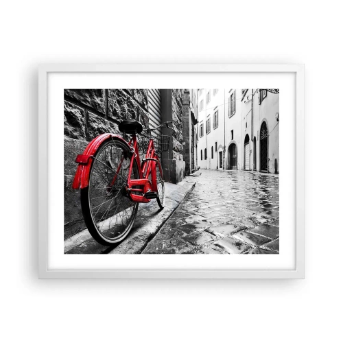 Poster in einem weißen Rahmen - Wahre Schönheit wird nicht alt - 50x40 cm