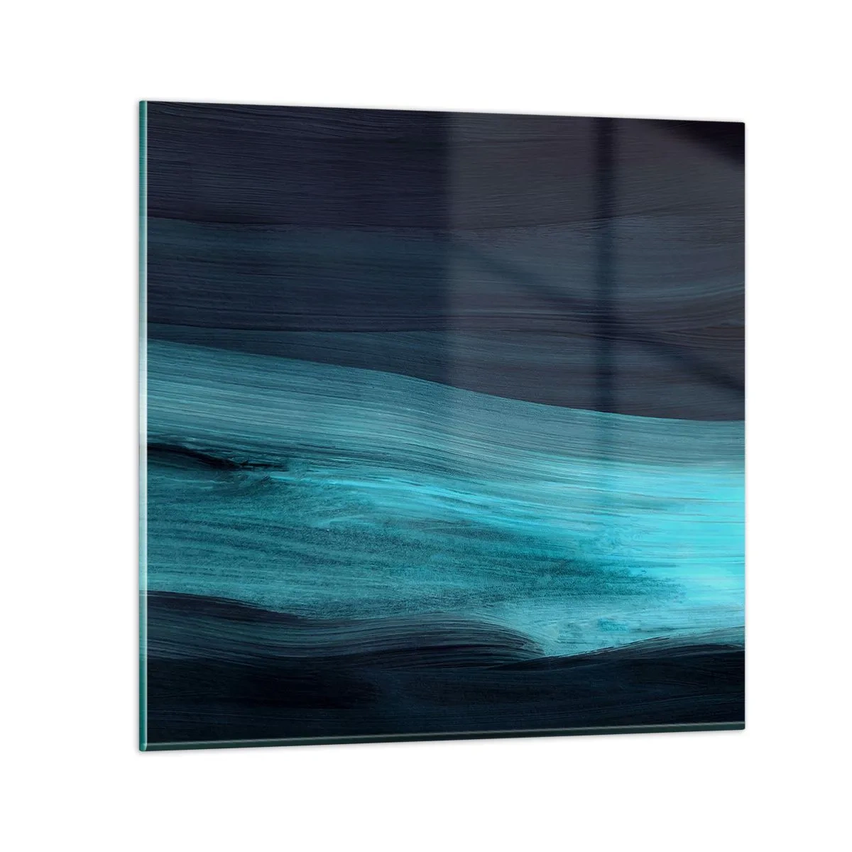 Glasbild - Bild auf glas - Gehen Sie mit dem Strom - 30x30 cm