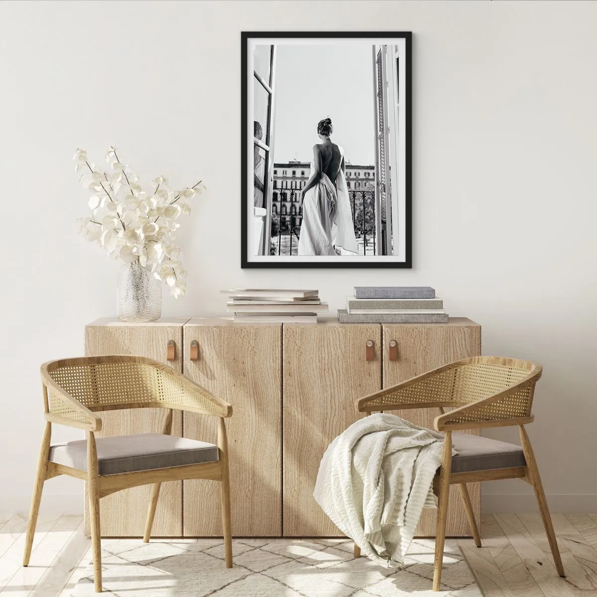 Poster in einem schwarzem Rahmen - Erweckung der Sinne - 40x50 cm