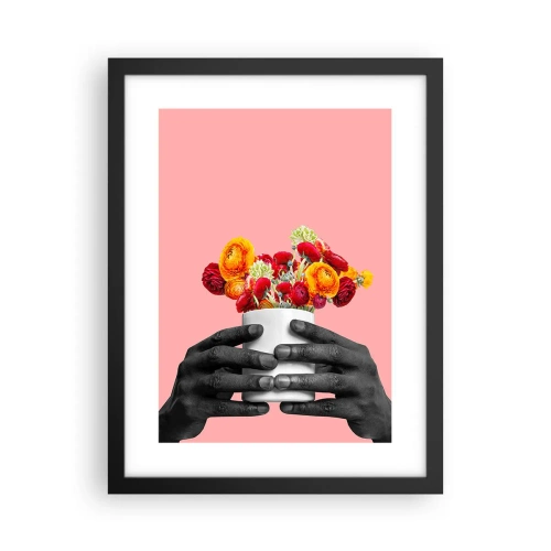 Poster in einem schwarzem Rahmen - Die Apotheose des Lebens - 30x40 cm