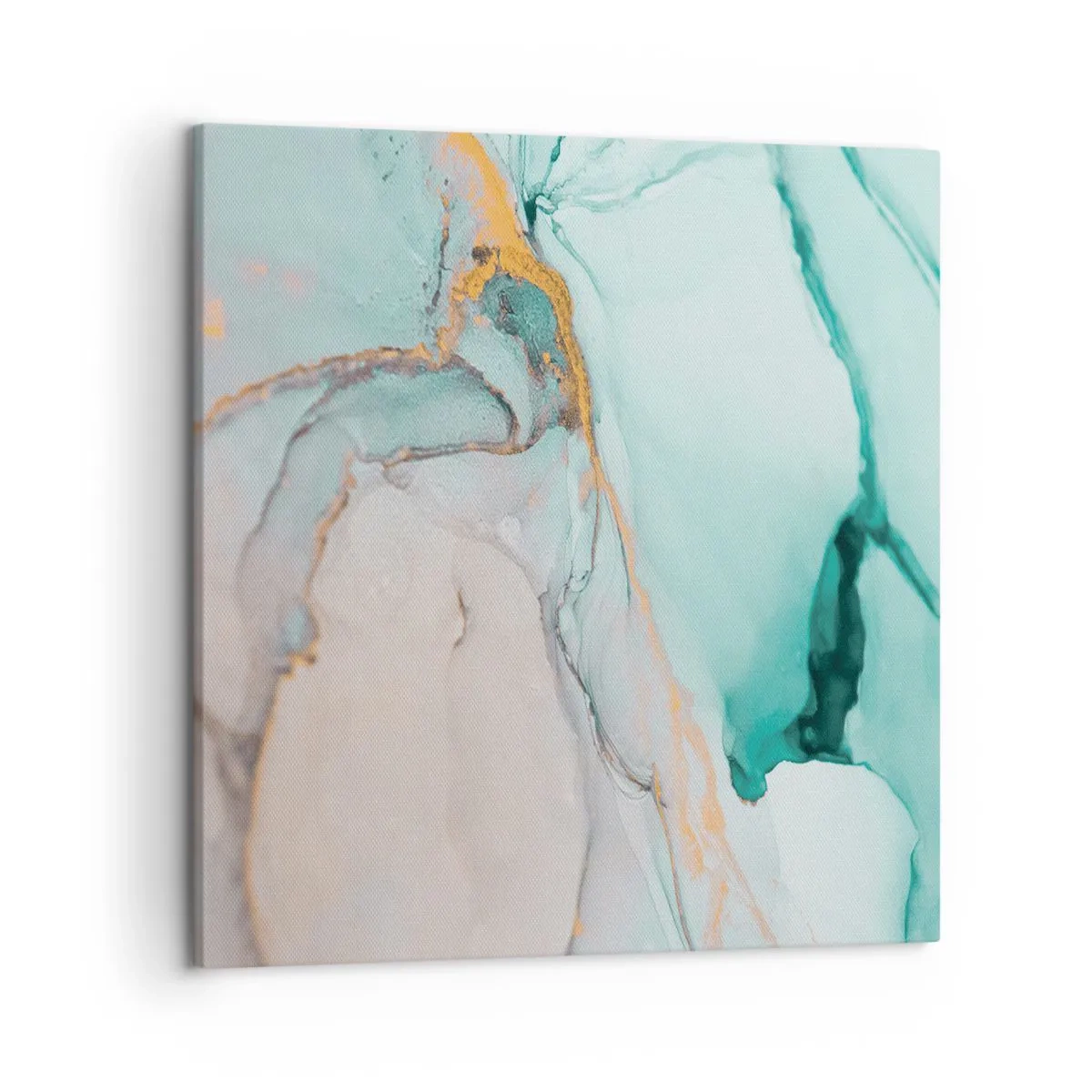 Bild auf Leinwand - Leinwandbild - Ein Tanz der Formen und Farben - 50x50 cm