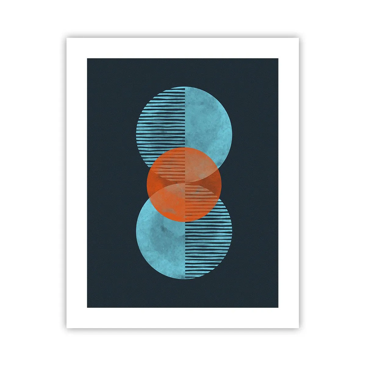 Poster - Symmetrische Komposition - 40x50 cm