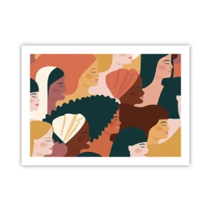 Poster - Nur Weiblichkeit - 70x50 cm