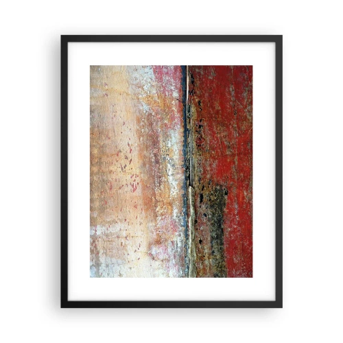 Poster in einem schwarzem Rahmen - Vielleicht liegt es am Meer - 40x50 cm