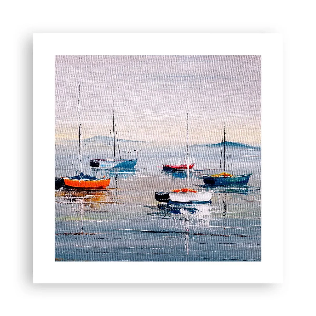 Poster - Wohlverdiente Ruhe - 40x40 cm