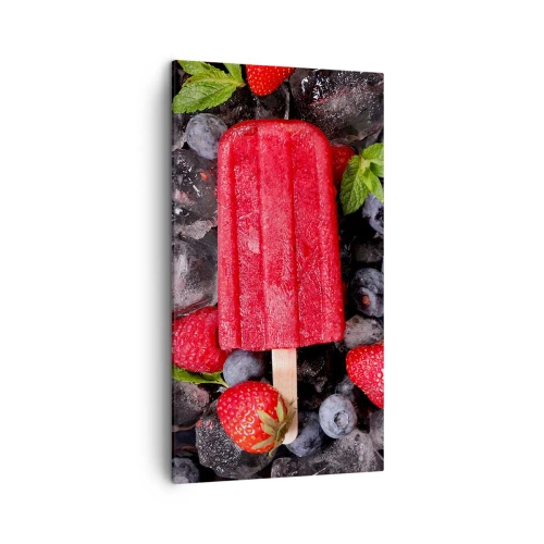 Bild auf Leinwand - Leinwandbild - So schmeckt der heiße Sommer - 45x80 cm