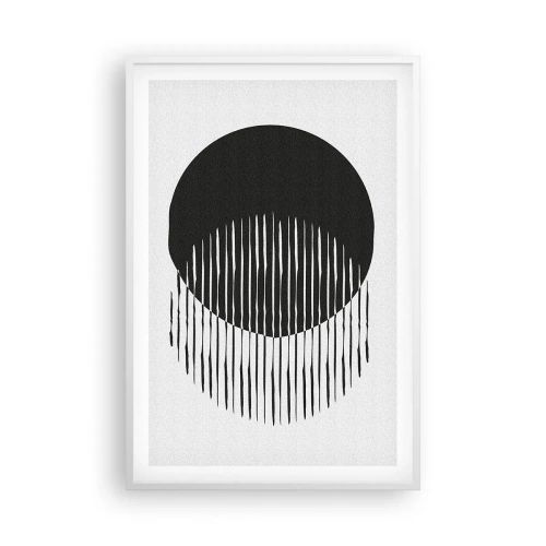 Poster in einem weißen Rahmen - Sein Alter Ego - 61x91 cm