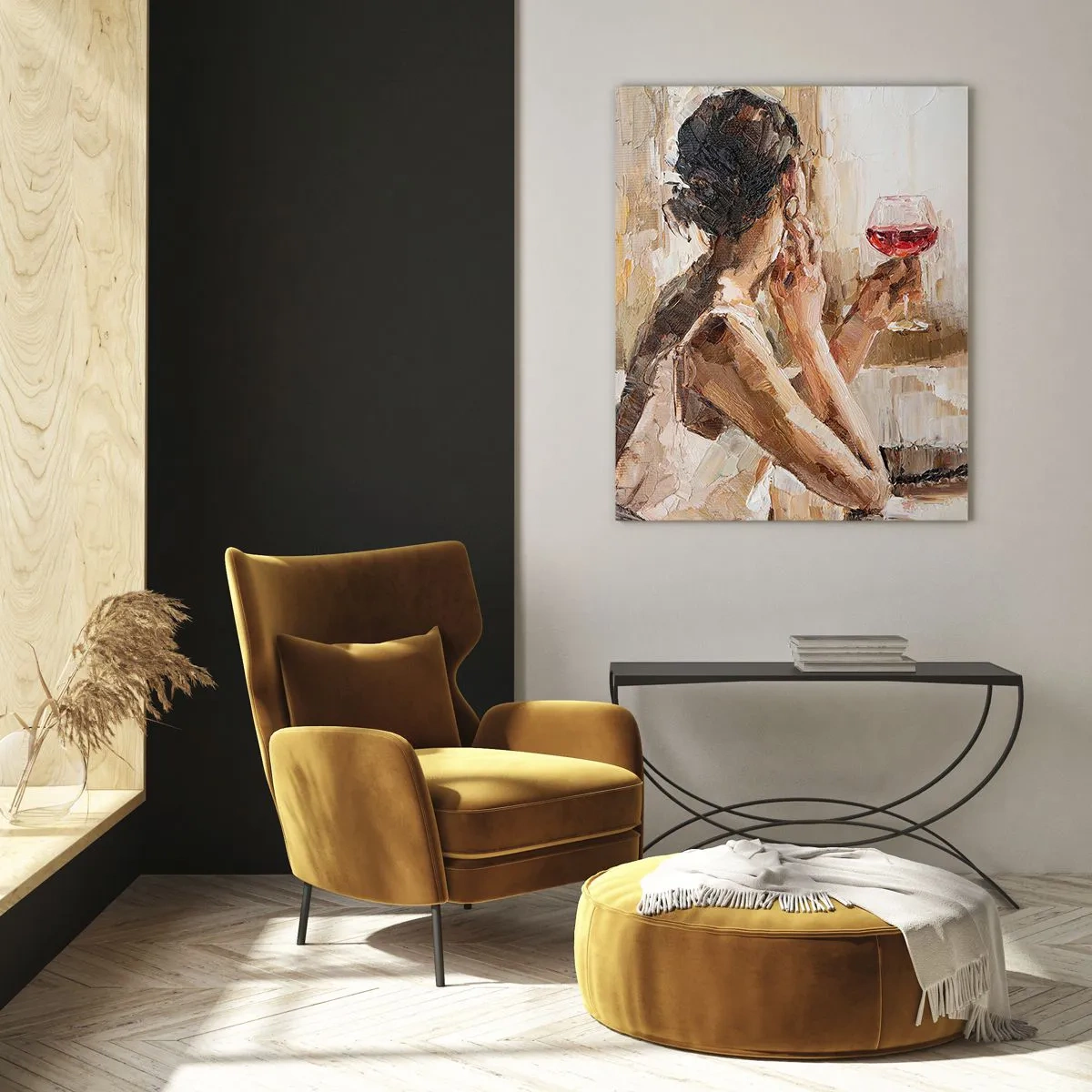 Glasbild - Bild auf glas - Der Geschmack eines guten Moments - 70x100 cm