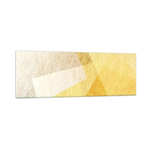 Glasbild - Bild auf glas - Geometriewetter - 90x30 cm