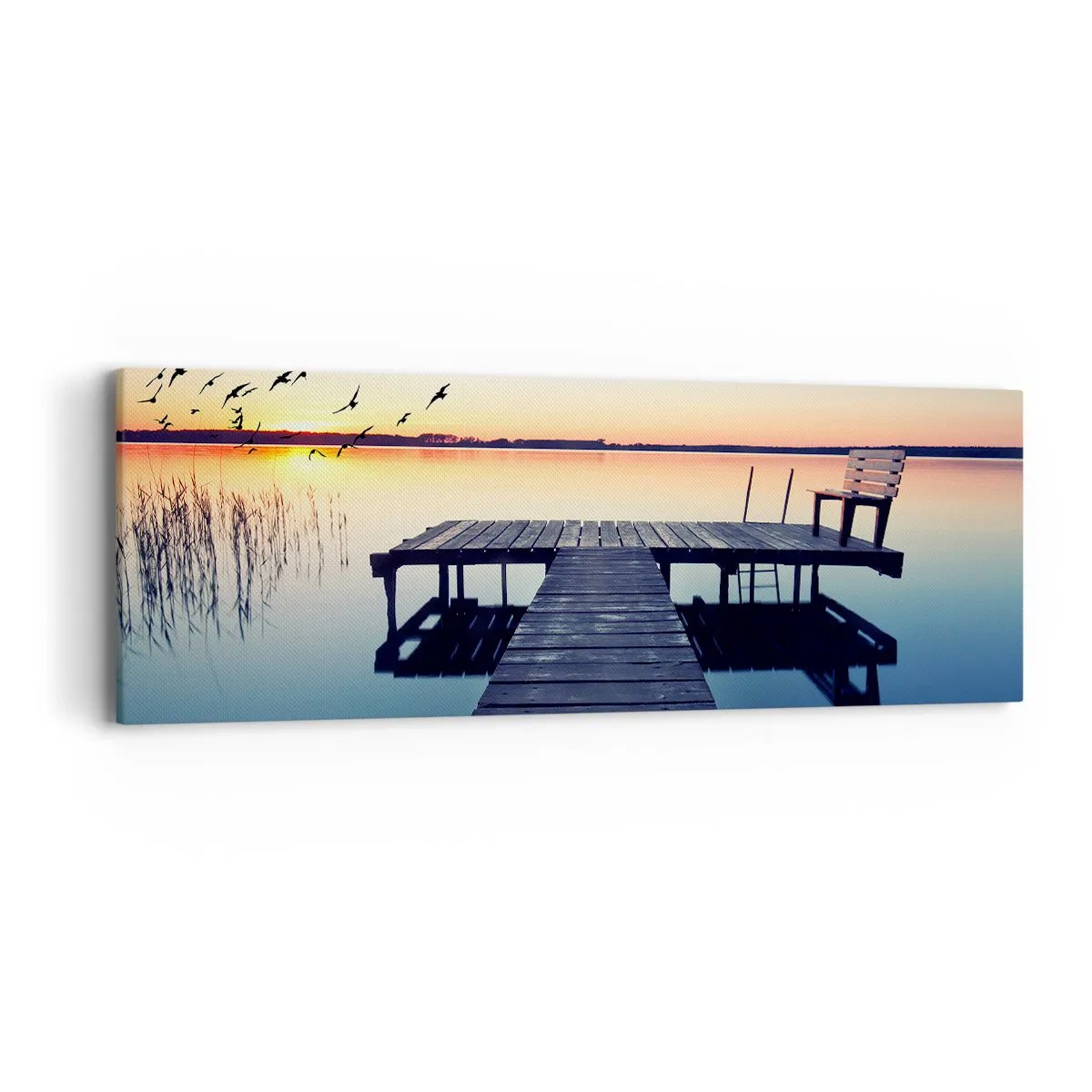 Bild auf Leinwand - Leinwandbild - Das war ein guter Tag - 90x30 cm