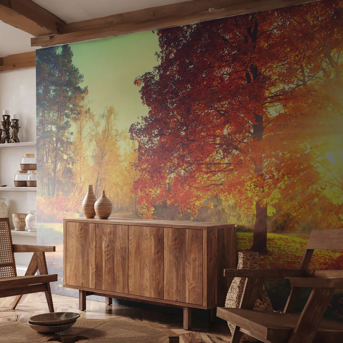 Fototapete Premium Sand - Unhöflich ist schön - Landschaft, Park, Natur - 350x256 cm