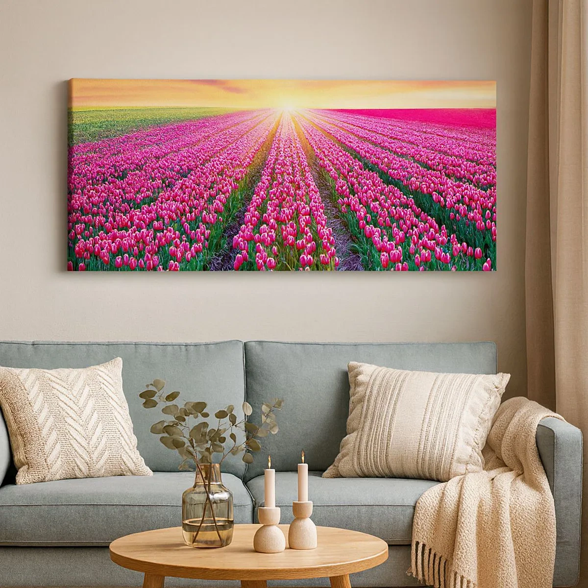 Bild auf Leinwand - Leinwandbild - Schönheitsfarm - 100x40 cm