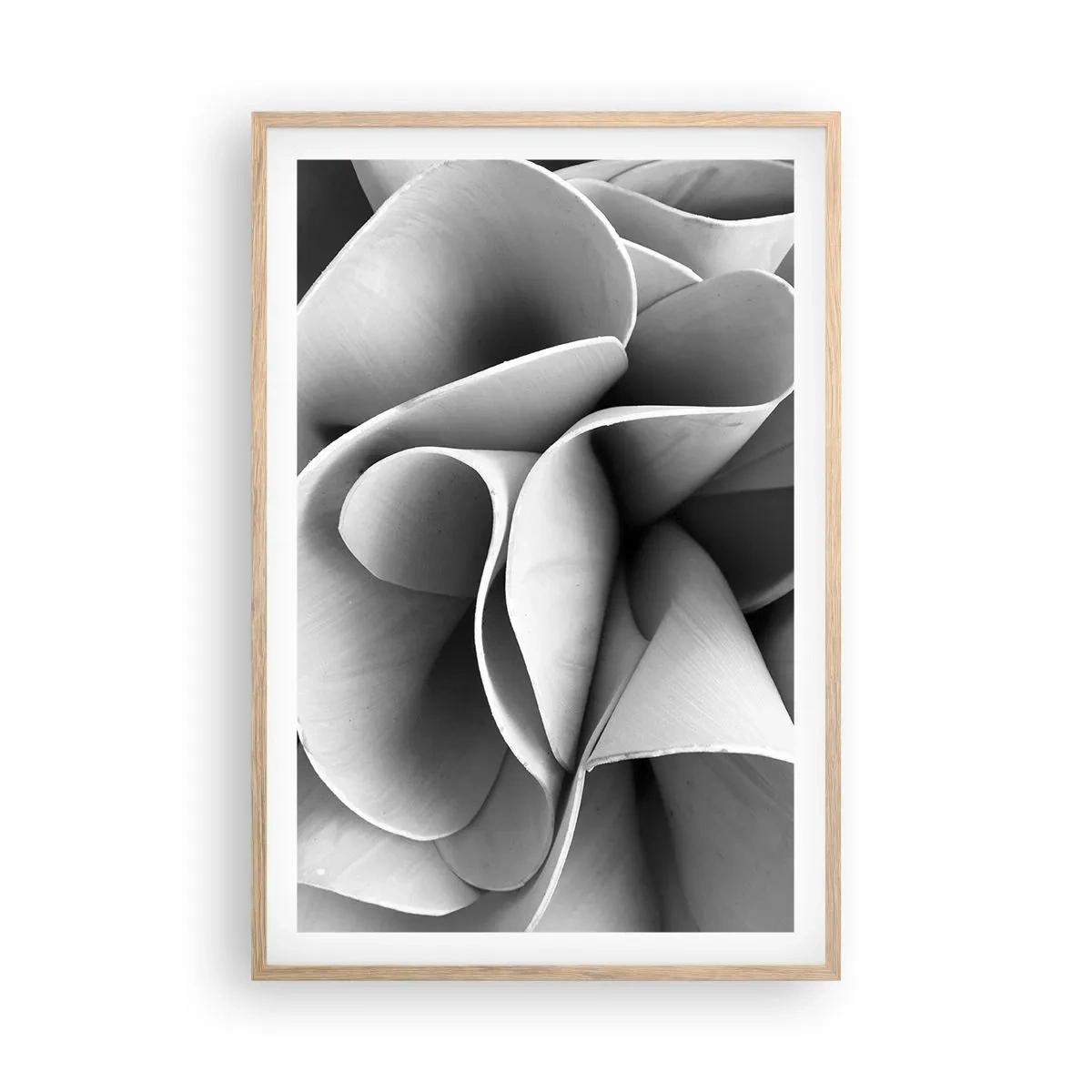 Poster in einem Rahmen aus heller Eiche - Es passiert im Weltraum - 61x91 cm