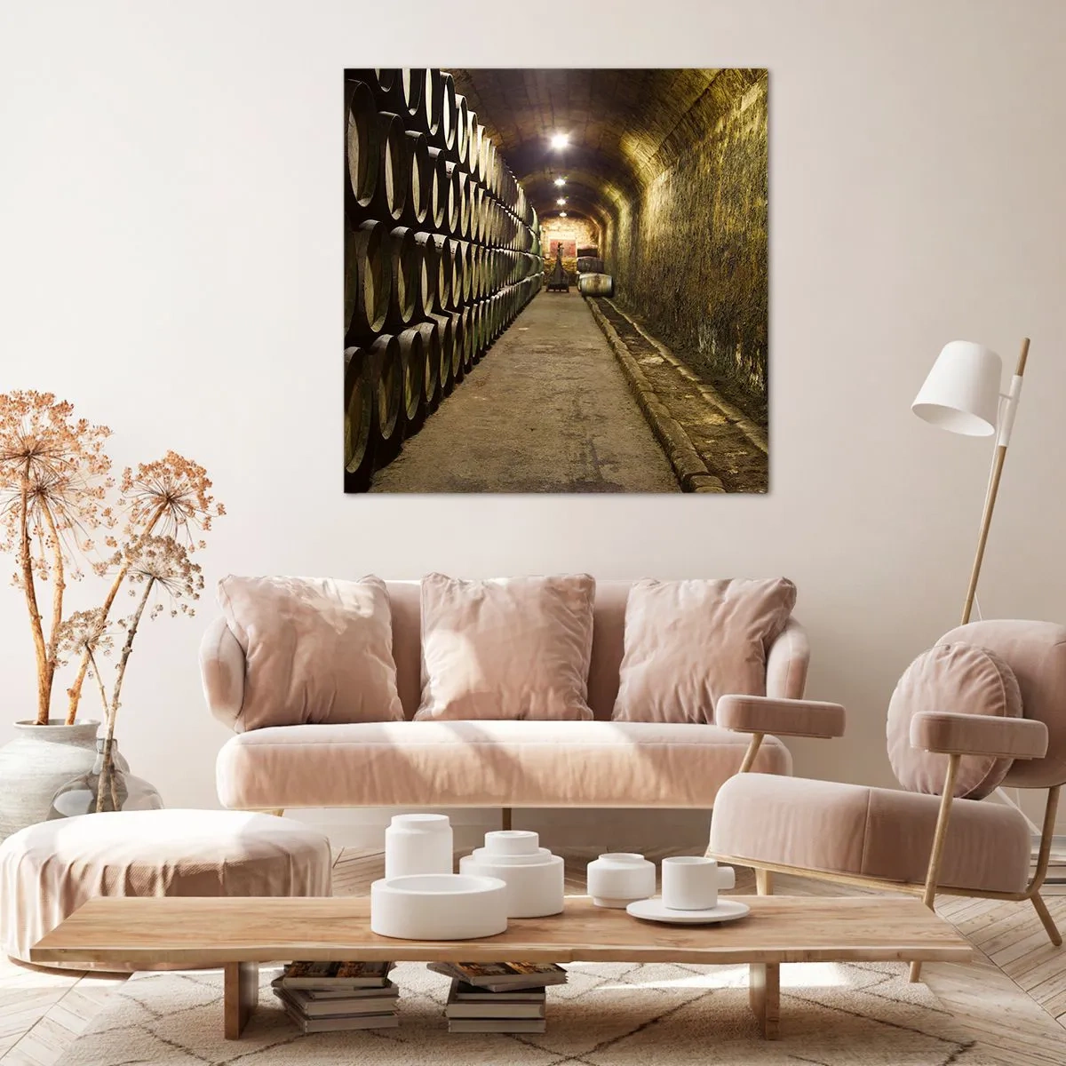 Bild auf Leinwand - Leinwandbild - Es ist gut, sich hinzulegen - 50x50 cm