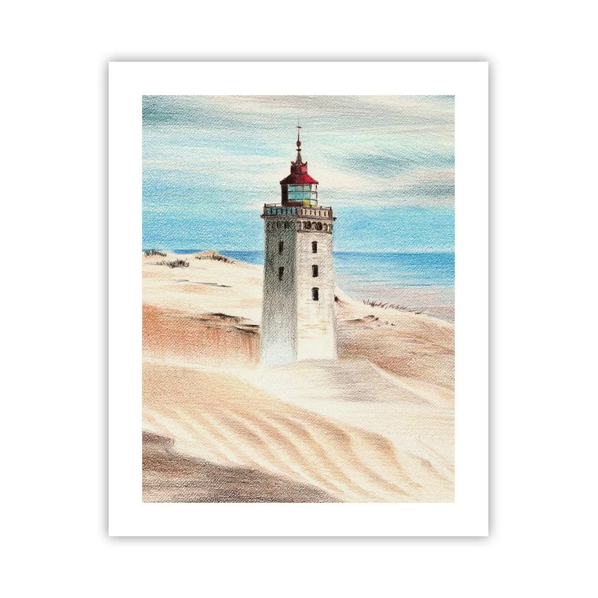 Poster - Immer aufs Meer starrend - 40x50 cm