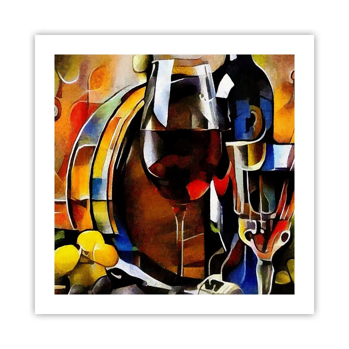 Poster - Und die Welt nimmt Farben an - 50x50 cm