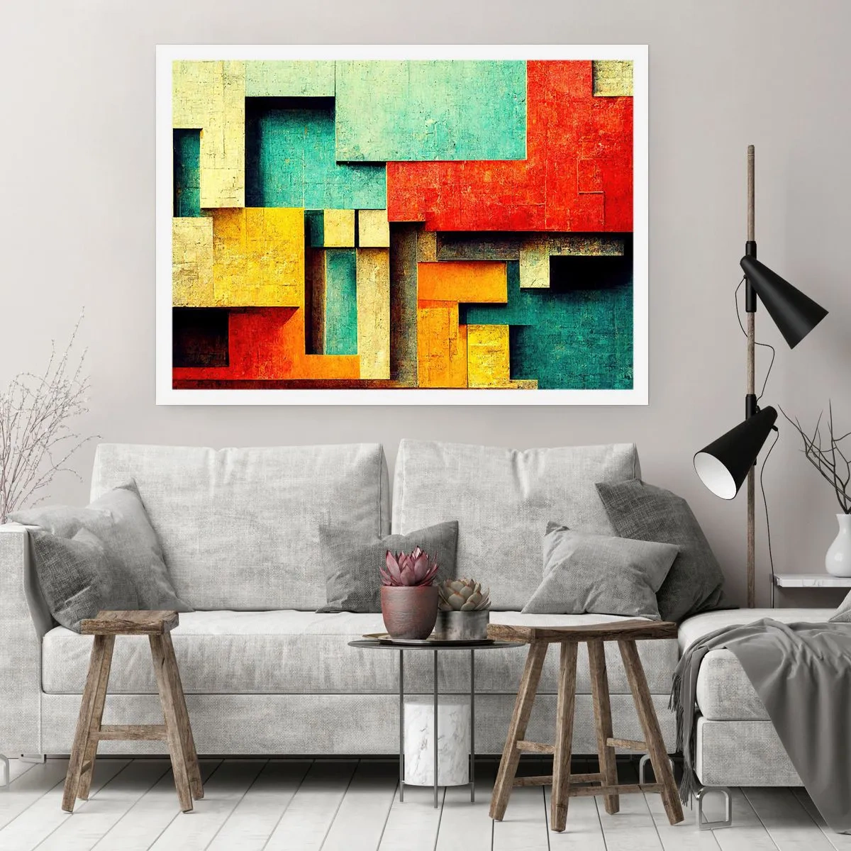 Poster - Festival der rechten Winkel - 91x61 cm