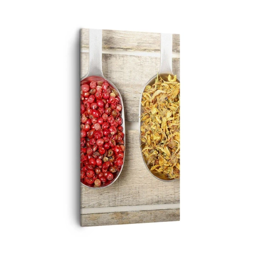 Bild auf Leinwand - Leinwandbild - Küchenzauber - 45x80 cm