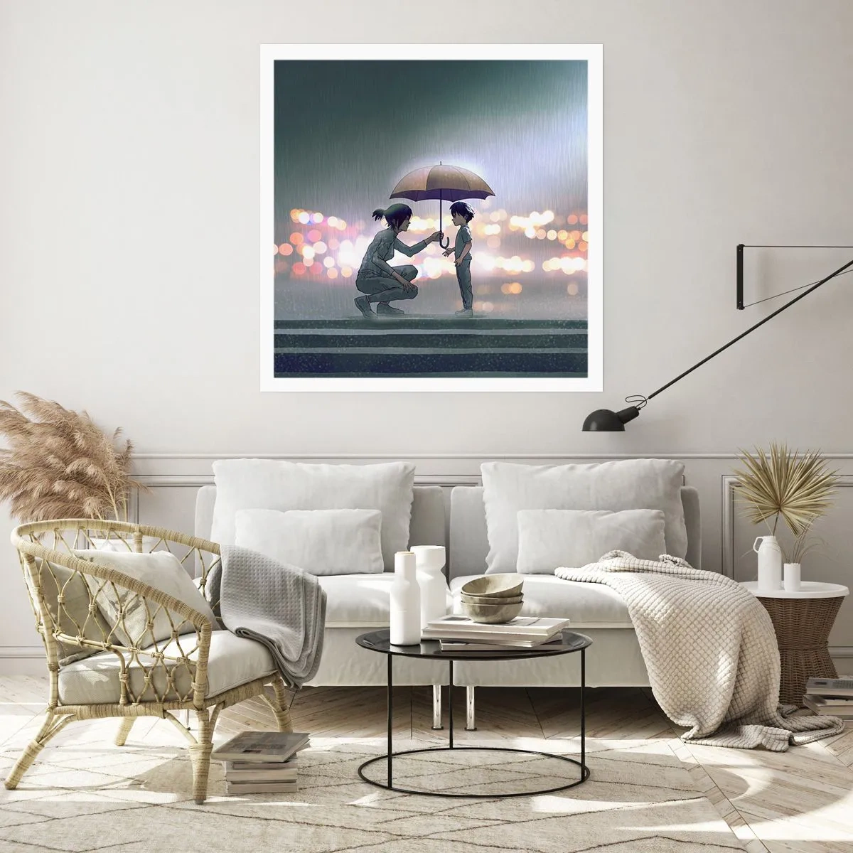 Poster - Und jetzt ist alles in Ordnung - 40x40 cm