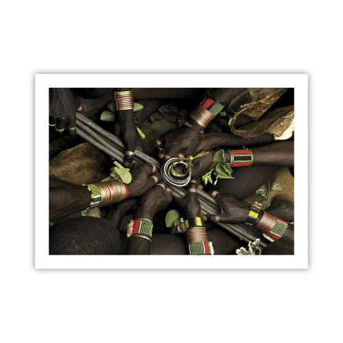 Poster - Wir sind zusammen - 70x50 cm