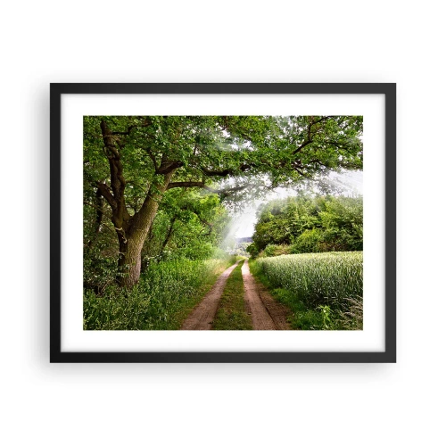 Poster in einem schwarzem Rahmen - Et in Arcadia ego - 50x40 cm