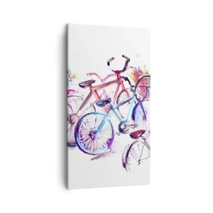 Bild auf Leinwand - Leinwandbild - Kongress des Antimoto-Clubs - 45x80 cm