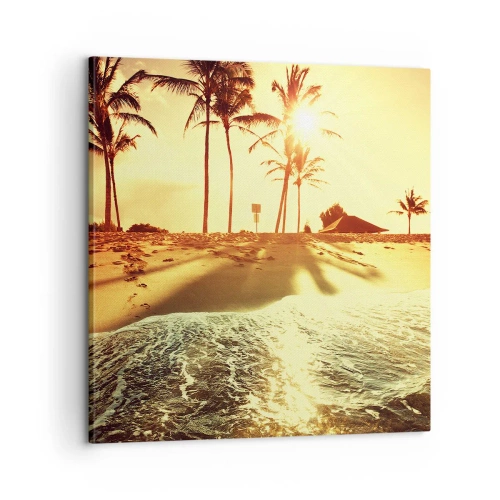 Bild auf Leinwand - Leinwandbild - Kalifornien am Nachmittag - 60x60 cm